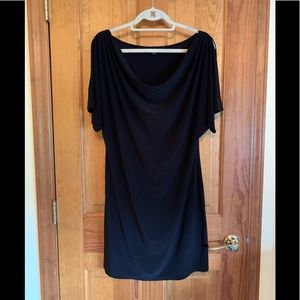 MSK Black Cold Shoulder Dress